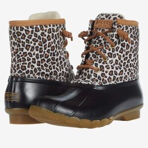 NWOT Port Animal Print Leopard Rubber Duckies Size 7 leopard 🐆